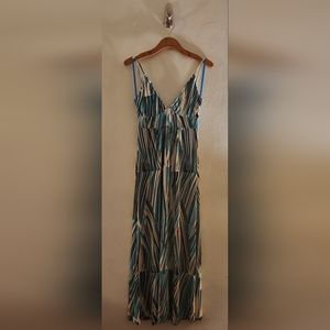 Vintage BCBG Paris Maxi Print Dress